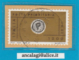 USATI ITALIA POSTA PRIORITARIA 1999 - Ref.1402 "1^ EMISSIONE" 1 Val. L.1200 € 0,62 - - 1991-00: Gebraucht