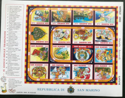 San Marino Saint-Marin 2003 Yvertn° 1913-1928 *** MNH Cote 20  € Noël Christmas Kerstmis Weihnachten - Unused Stamps