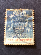 RHODESIA  SG 18 ½d Dull Blue And Vermilion  FU - Southern Rhodesia (...-1964)