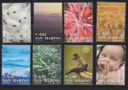 San Marino Saint-Marin 2002 Yvertn° 1797-1804 *** MNH Cote 20  € Les Couleurs De La Vie - Ongebruikt