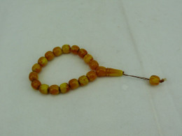 Beautiful Vintage Prayer Beads PLASTIC #2376 - Volksschmuck