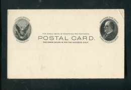 "USA" Fruehe Postkarte Mit Rs. Zudruck ** (R1244) - Andere & Zonder Classificatie