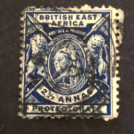 BRITISH EAST AFRICA   SG 68  2½ Annas Deep Blue FU - Afrique Orientale Britannique