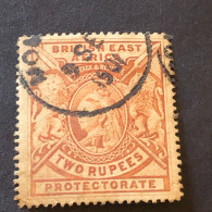 BRITISH EAST AFRICA   SG 93  2 Rupees Orange  FU  CV £160 - Brits Oost-Afrika