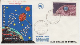 Wallis Et Futuna Telstar 1v FDC 1962 (OO153) - Oceania