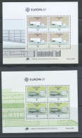 Portugal Madeira 1987 "Europa CEPT Architecture" Condition MNH OG Mundifil #1800&1801 (2 Minisheets) - Neufs