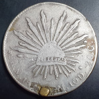 Mexico Second Republic 8 Reales 18XX Mo Mexico City Mint - Mexiko