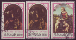 Amérique - Panama - Tableaux Religieux - 3  Timbres Différents - 7298 - Panama