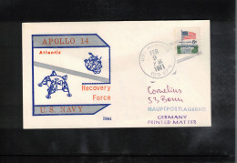 USA 1971 Space / Weltraum - Apollo 14 - US Navy Recovery Force Atlantic USS Hawkins Interesting Cover - United States