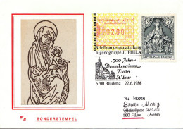 AUSTRIA POSTAL HISTORY / KLOSTER ST. PETER, BLUDENZ, 22.06.1986 - Briefe U. Dokumente