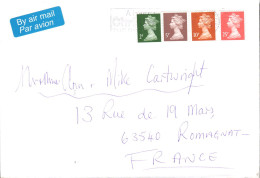 GB AFFRANCHISSEMENT COMPOSE SUR LETTRE DE STOCK ON TRENT POUR LA FRANCE 1995 - Brieven En Documenten