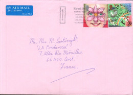 GB AFFRANCHISSEMENT COMPOSE SUR LETTRE POUR LA FRANCE 2001 - Covers & Documents