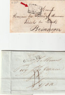 19e Siècle - 1811 / 1864 - Petite Collection De 15 Lettres Pliées De SUISSE - Marcophilie - Marques Postales - 30 Scans - Verzamelingen
