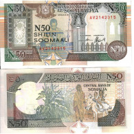 Somalia    50 Silin  1991  UNC - Somalia