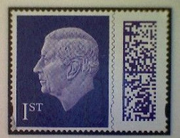 Great Britain, Scott #KC2, Used(o), 2023, King Charles III Definitive, 1st-Matrix - Zonder Classificatie