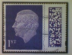 Great Britain, Scott #KC2, Used(o), 2023, King Charles III Definitive, 1st-Matrix - Zonder Classificatie