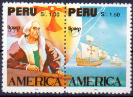 Peru 1992 ** Upaep Not Issued. 500 Years Of The Discovery Of America. - Perú