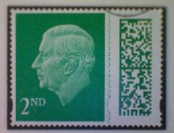 Great Britain, Scott #KC1, Used(o), 2023, King Charles III Definitive, 2nd-Matrix - Unclassified