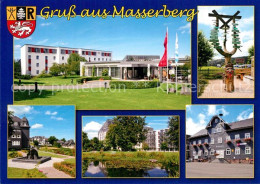 73269027 Masserberg Hotel Rennsteig Wegweiser Parkanlage Hotel Daheim Klinik Rat - Masserberg