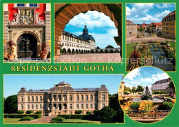 73268220 Gotha Thueringen Residenzstadt Rathaus Portal Schloss Friedenstein Wass - Gotha