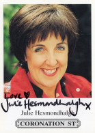 Julie Hesmondhalgh Undedicated Coronation Street Hand Signed Cast Card Photo - Acteurs & Toneelspelers