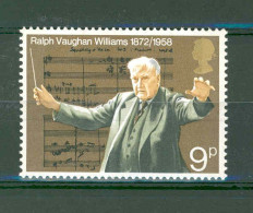 Great Britain 1972 Composer Ralph Vaughan Williams MNH ** - Nuevos