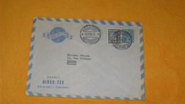 ENVELOPPE ANCIENNE  DE 1954../ AGENCY HIRSO-TEX.. CACHETS HELSINKI HELSINGFORS POUR TROYES + TIMBRES X2 - Storia Postale