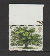 Great Britain 1973 Tree Planting Year: British Trees With Selvage Top MNH ** - Neufs