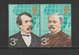 Great Britain 1973 British Explorers Pair Se-tenant MNH ** - Unused Stamps