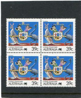 AUSTRALIA - 1988   39c  LIVING TOGETHER  BLOCK OF 4  MINT NH - Nuovi