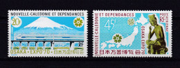 NOUVELLE-CALEDONIE 1970 PA N°117/18 NEUF** EXPOSITION - Usados