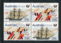 AUSTRALIA - 1986  SOUTH AUSTRALIA  BLOCK OF 4  MINT NH - Nuevos