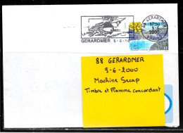 K137 - N° 3311 SUR LETTRE DE GERARDMER DU 09/06/00 - Lettres & Documents