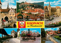 73265944 Kronach Oberfranken Bamberger Tor Altstadt Veste Rosenberg Melchior Ott - Kronach