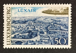 1968 Luxembourg - Tourism Fokker F.27 Friendship Over Luxembourg - Unused ( Imperfect Gum ) - Neufs