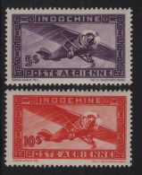 Indochine - PA N°37 + 38 - Cote 11€ - ** Neufs Sans Charniere - Unused Stamps