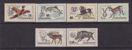 CZECHOSLOVAKIA  - 1971 Hunting Exhibition Set Never Hinged Mint - Unused Stamps