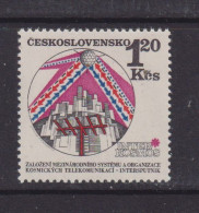 CZECHOSLOVAKIA  - 1971 Space Cooperation 1k20 Never Hinged Mint - Unused Stamps