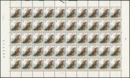 Collection / Collectie BUZIN (Oiseaux / Vogels) - Feuille F2347** (MNH) Planche, Plaatnummer 1 Date 1989 - 1981-1990