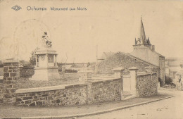 Julot1939 ... OCHAMPS . LIBIN ..--Monument Aux MORTS . 193? Vers FONTENOY Sur MOSELLE . - Libin