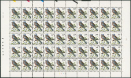 Collection / Collectie BUZIN (Oiseaux / Vogels) - Feuille F2351** (MNH) Planche, Plaatnummer 1 Date 1990 - 1981-1990