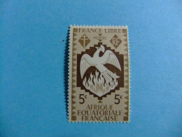 56 AFRICA EQUATORIAL FRANCESA ( A.E.F.) 1941 / FRANCE LIBRE / YVERT 141 ** MNH - Unused Stamps