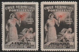 Croix Rouge/ Red Cross, 1926 - Vinhetas Cruz Vermelha Portuguesa, 6º Centenário -|-  Série Complète - MNG - Neufs
