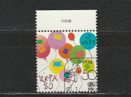 Nations Unies ( Vienne ) YT 357 Obl : Ballons Et Timbres - 2001 - Gebruikt