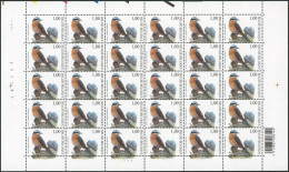 Collection / Collectie BUZIN (Oiseaux / Vogels) - Feuille F3138** (MNH) X30 Planche, Plaatnummer 1 Date 2002 - 2001-2010