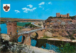 Espagne - Espana - Castilla La Mancha - Toledo - Puente Alcantara Y Caslillo San Fernando - Pont Alcantara Et Château De - Toledo