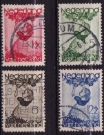 1935 Kinderzegels Gestempelde Serie NVPH 279 / 282 - Usados