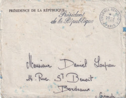 Courrier Manuscrit Du Général De Gaulle - Politicians  & Military