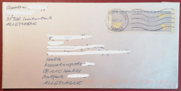 Frankreich, MiNr. ATM 55, Auf Brief Nach Deutschland; E-63 - Storia Postale