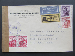 BRIEF Wien - West Brentwood 1950 Flugpost // D*59494 - Covers & Documents